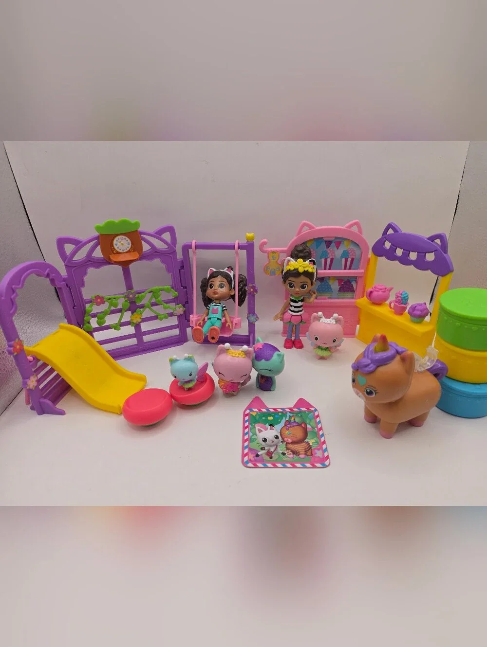 Gabby's Dollhouse Kitty Fairy Garden Party Playset